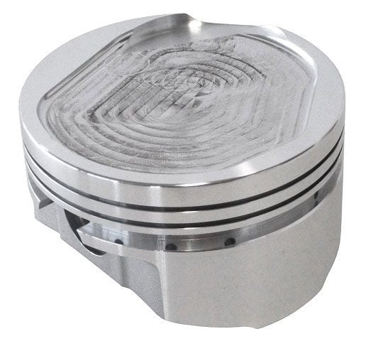 SRP 427 c.i, 4.125" bore, 4.000" stroke, 6.000" rod length, -16cc dome vo SRP Pistons Ford 351 Cleveland, Dart Block - Dish Top Forged Piston SRP310788 SR