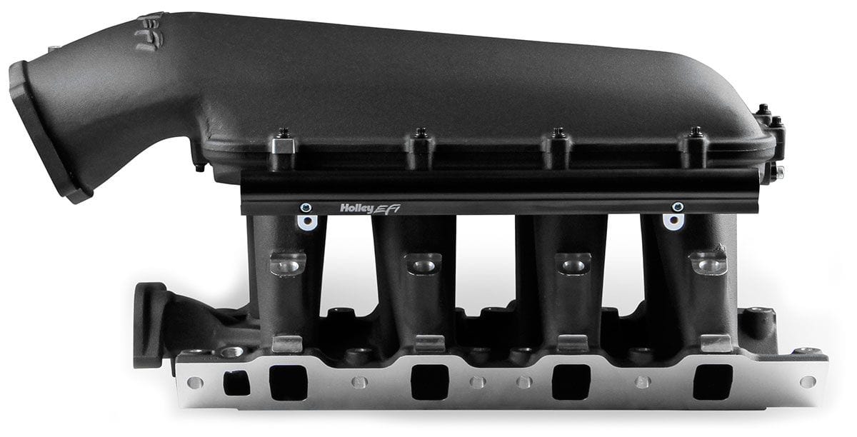 Stealth Ride 8.2" SBF Ford Hi-Ram Intake Manifold, Black Finish HO300-273BK SR