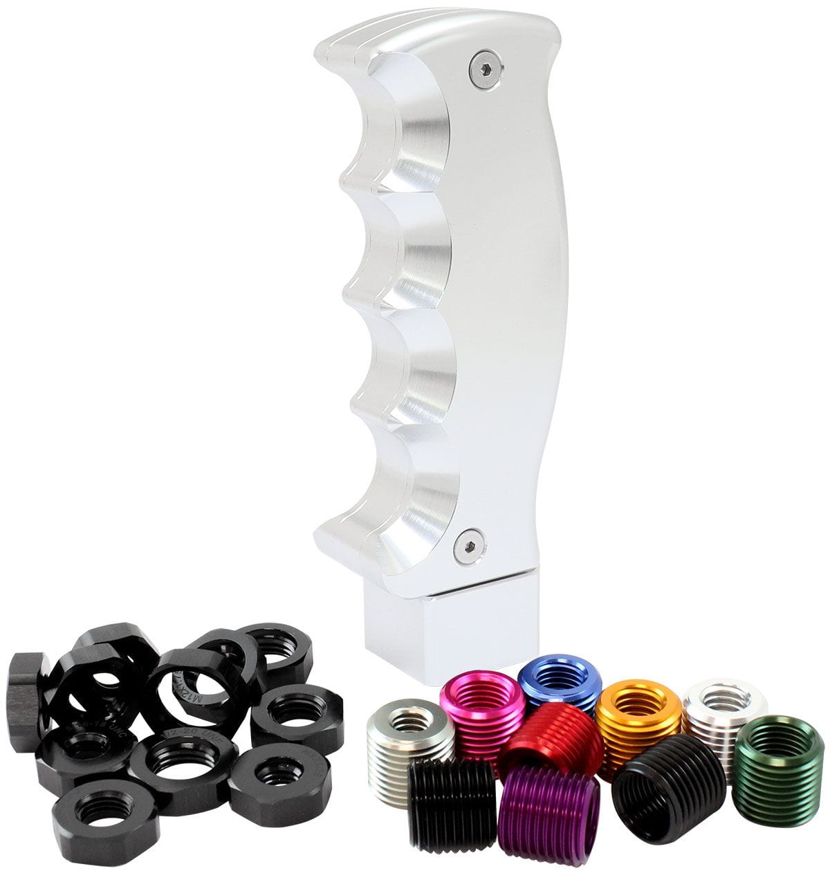 Stealth Ride Bang Shift Billet Pistol Manual Gear Knob - Silver Bang Shift Billet Pistol Manual Gear Knob - Silver SR