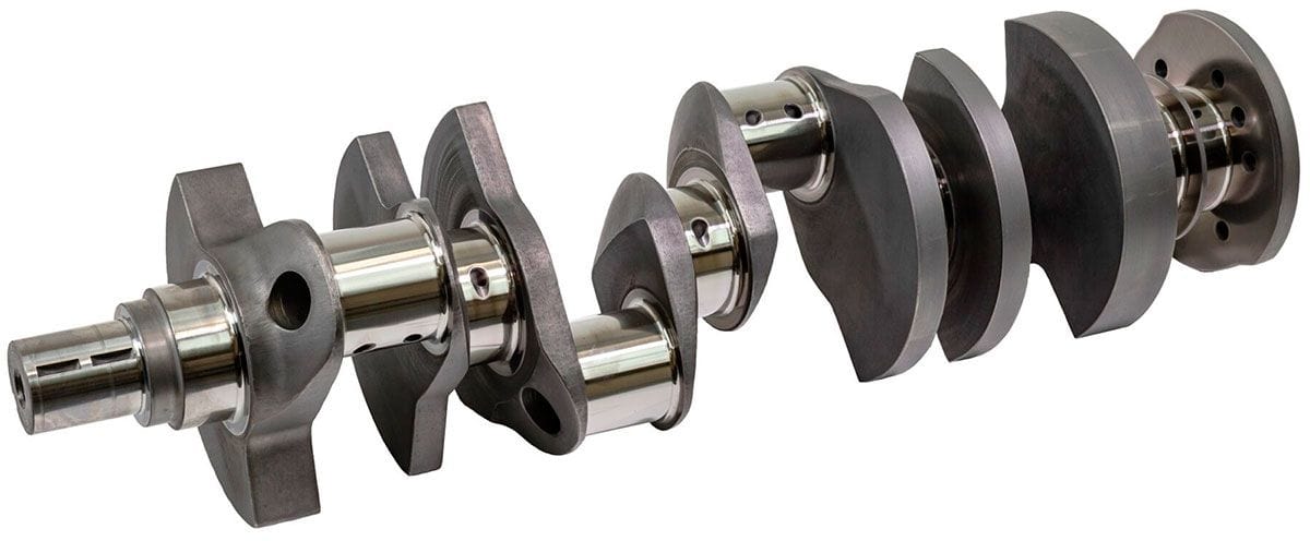 Stealth Ride Forged Crankshaft 4.00" Stroke, 350 Main Journal (Use with 6.00" Rods), Big Block Snout Forged Crankshaft 4.00" Stroke, 350 Main Journal (Use with 6.00" Rods) SR
