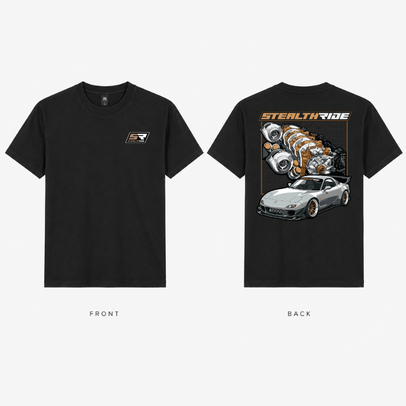 Stealth Ride Merchandise Stealth Ride - RX7 BRONZE T-SHIRT SR
