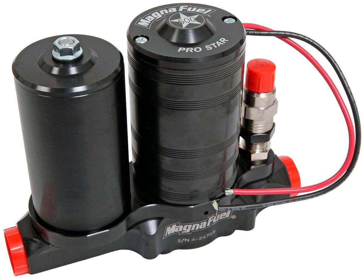 Stealth Ride ProStar 500 Fuel Pump, Black, with Filter, 25-36 psi, -12AN ProStar 500 Fuel Pump, Black, with Filter, 25-36 psi, -12AN SR