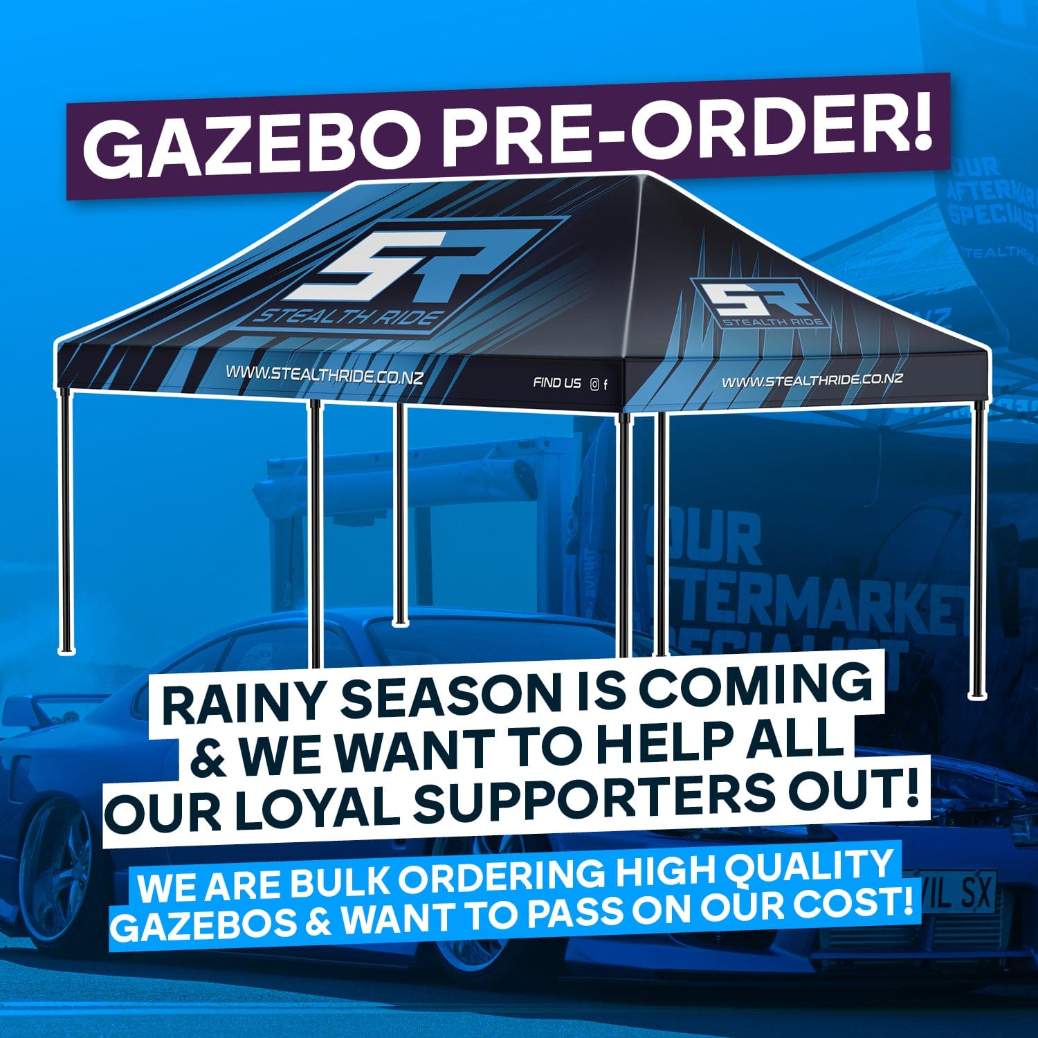Stealth Ride Stealth Ride Gazebo SR