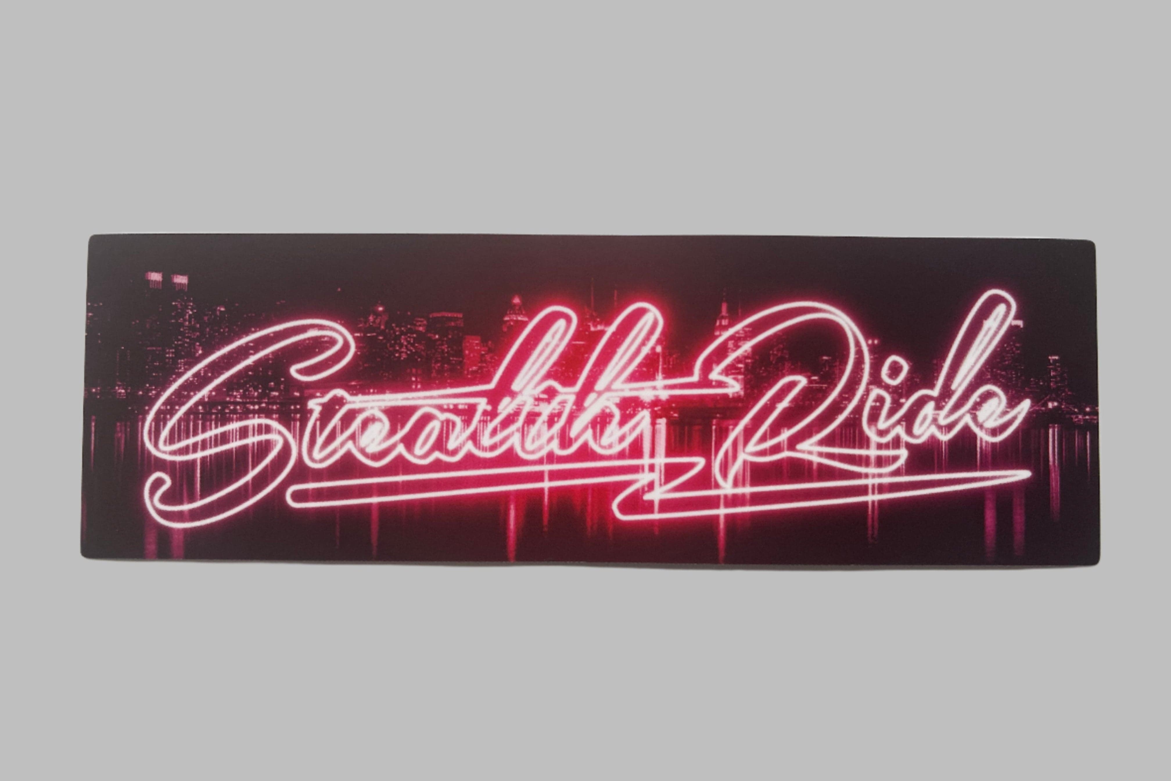Stealth Ride Stickers SR Sticker - Neon SR