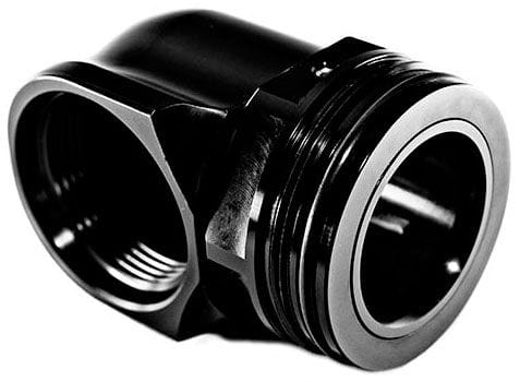 Stealth Ride Swivel Outlet Fitting, LS Style, Black MZWPP0330 SR