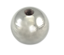 Weighted solid steel gearknob