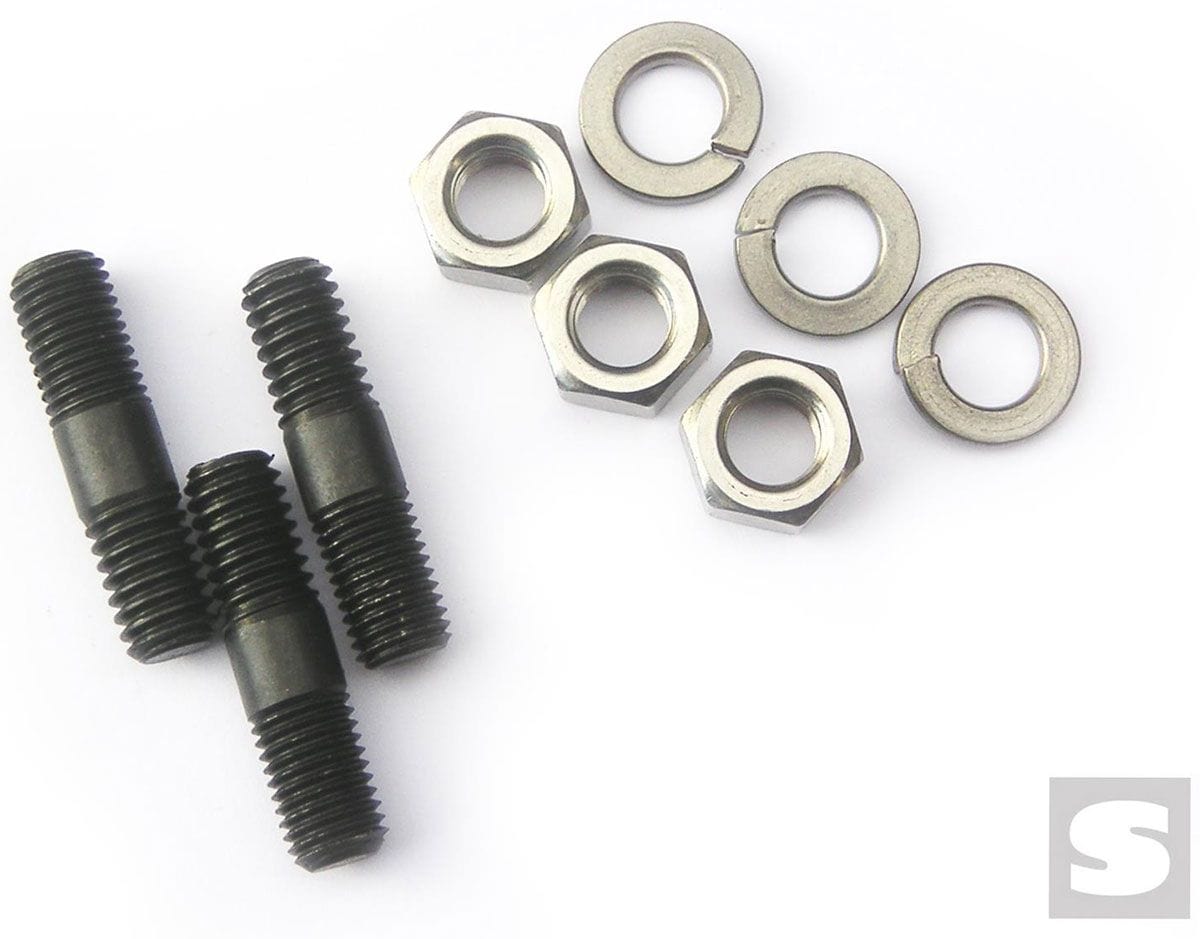 STROMBERG 3 Studs Suit Stromberg 97, 3 Bolt Flange Stromberg Carburettor To Manifold Stud Kit STROM89067K-3 SR