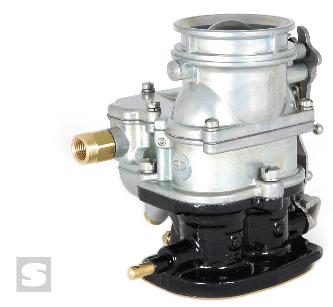 STROMBERG Natural Finish With Black Base Stromberg Genuine Reproduction Stromberg 97 Carburettor - NEW STROM9510-A SR