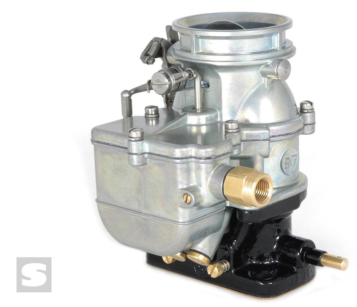 STROMBERG Natural Finish With Black Base Stromberg Genuine Reproduction Stromberg 97 Carburettor - NEW STROM9510-A SR