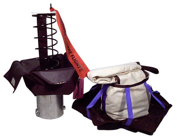 STROUD Black Chute, Suit Large Launcher System Stroud Replacement Fuel/Alcohol Funny Car Chute SS348 SR