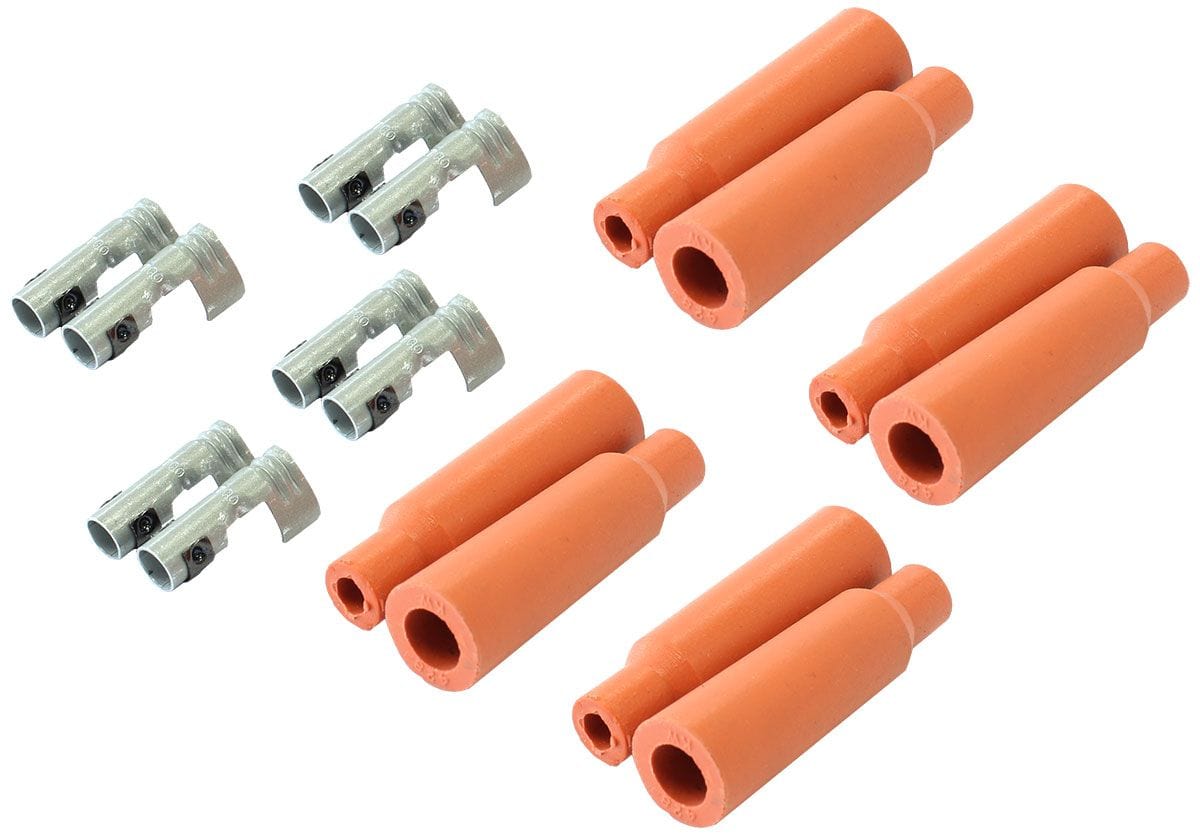 TAYLOR Taylor Spark Plug Boot & Terminal Kit, 5" Long for Hemi Tubes TAY44500 SR