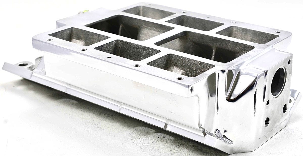 TBS Suit SB Chev With Standard Port The Blower Shop Blower Manifold Polished B2530 SR