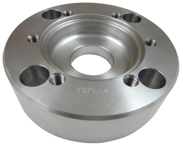 The Driveshaft Shop DSS plate to convert the large (3-2-1579) Ford 4 bolts pattern to the 108mm CV for the 6 Cly Mustangs (this is the diff end on this car) (1.5" THICK) SR
