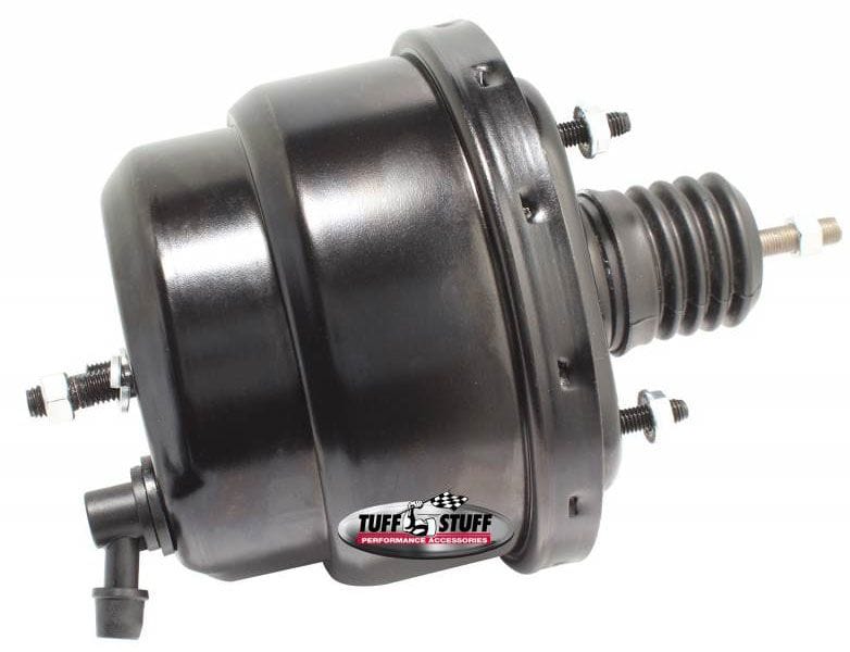 TUFFSTUFF 7" O.D, Black, Universal Fittment Tuffstuff Dual Diaphragm Power Brake Booster TUF2222NC SR
