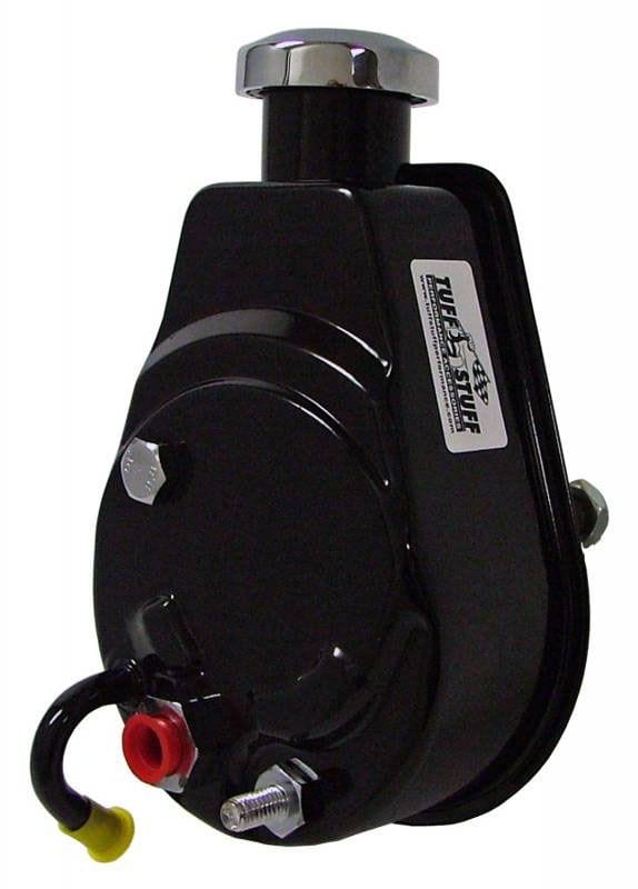 TUFFSTUFF No Pulley Tuffstuff Power Steering Pump, Saginaw Key Shaft, Black TUF6176B SR