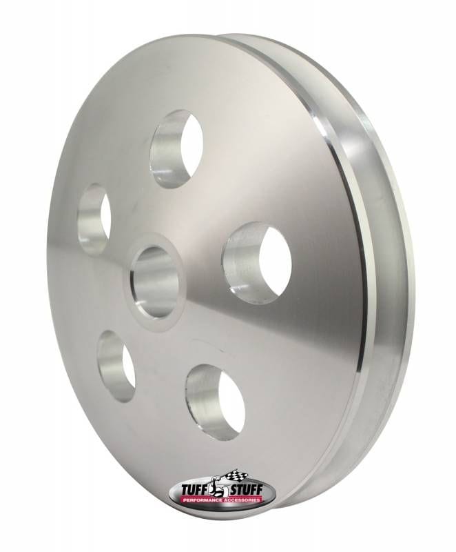 TUFFSTUFF Single V-Groove Power Steering Pully, Natural Single V-Groove Power Steering Pully, Natural SR