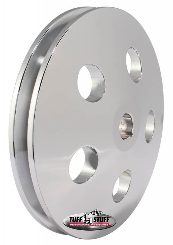 TUFFSTUFF Suit pump with 5/8" Keyed Shaft Tuffstuff Chrome Power Steer Pump Pulley TUF8488A SR