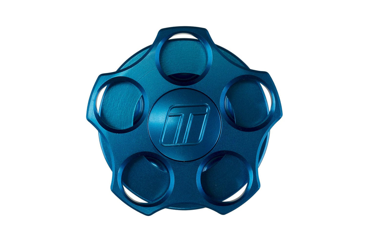 Turbosmart Oil Caps Turbosmart Oil Cap - M42x4.5 - Subaru - Blue (TS-0891-0471) SR