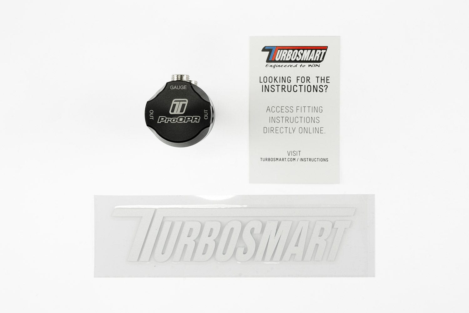 TURBOSMART TURBOCHARGERS & ACCESSORIES Turbosmart ProOPR Rising Rate Turbo Oil Pressure Regulator (Twin Outlet) SR
