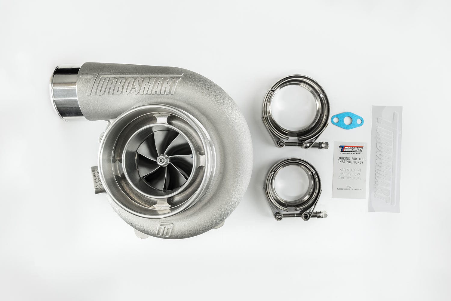 TURBOSMART TURBOCHARGERS & ACCESSORIES Turbosmart TS-1 Performance Turbocharger 6262 V-Band 0.82AR Externally Wastegated (Reversed Rotation) SR