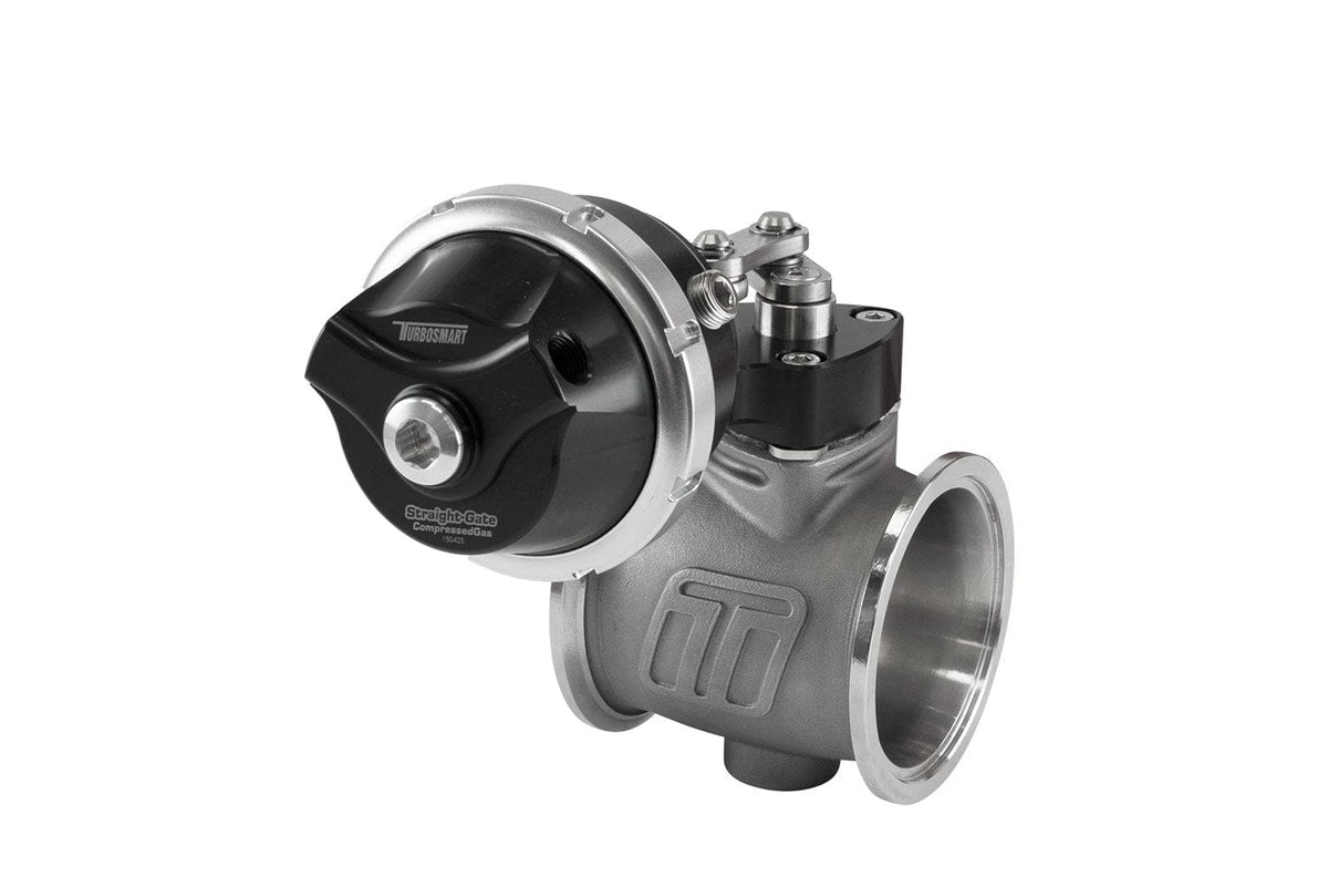 Turbosmart Wastegates & Actuators Turbosmart Compressed Gas (CO2) StraightGate50 - 7PSI Black (Suits CO2 Boost Control) (TS-0565-1242) SR