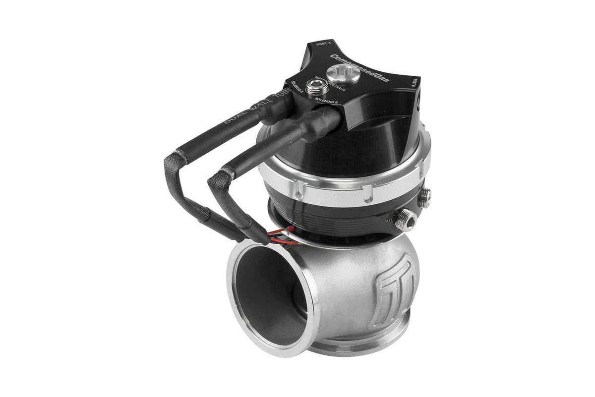 Turbosmart Wastegates & Actuators Turbosmart GenV WG45 HyperGate45 Compressed Gas (Solenoid) 7PSI Black (TS-0553-1252) SR