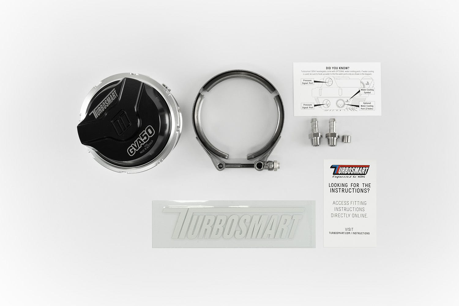 TURBOSMART WASTEGATES Turbosmart Gas Valve Actuator – 50mm Valve SR