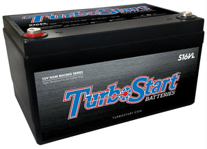 Turbostart 16-Volt Light Weight AGM Race Battery TSS16VL