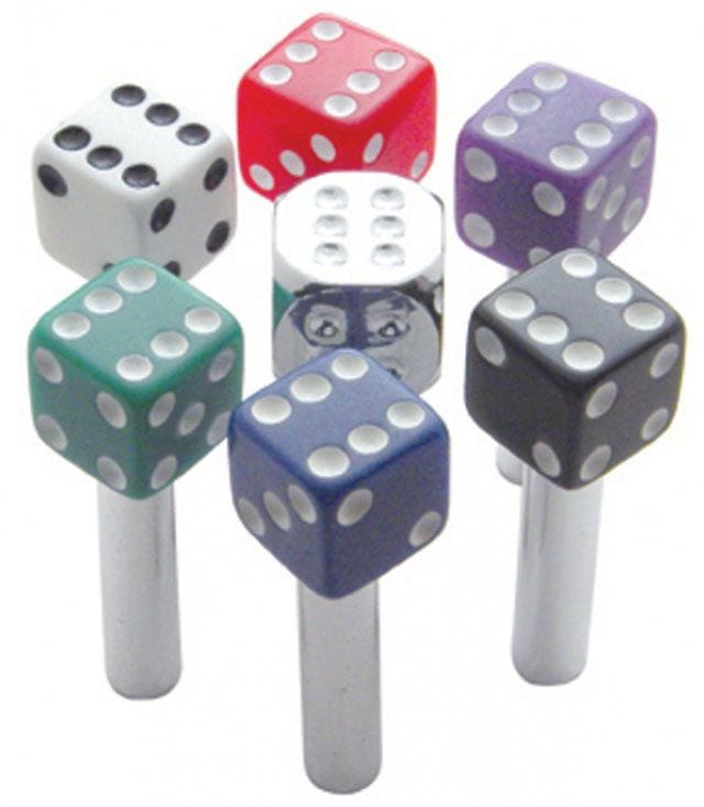 UPI Blue With White Dots (Pair) UPI Reproductions Dice Door Lock Knob UP70043 SR