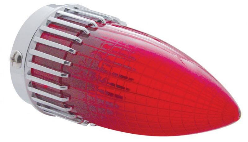 UPI Red Lens, Suit 1959 Cadillac UPI Reproductions Chrome Tail Light Assembly UPC8007 SR