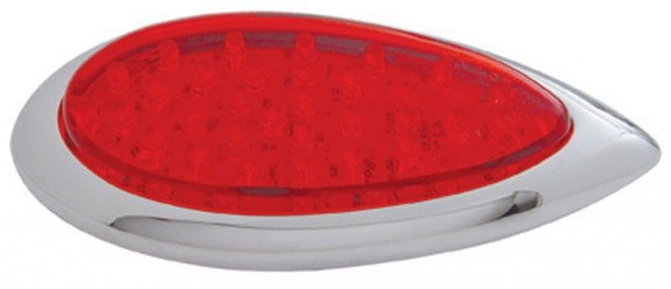 UPI Red With 39 LED's UPI Reproductions Teardrop Rear Tail light Assembly UP38804 SR