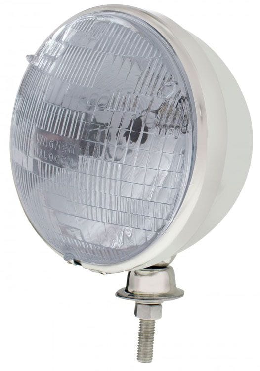 UPI With Sealed Beams (Pair) UPI Reproductions Chrome 7" DIETZ Headlight Assembly UPA5022HBS SR