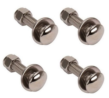 VINTIQUE Suit 1928-31 Ford Vintique Vintique Inc S/S Headlight Bar Bolt Set VIA-13130-MBSS SR