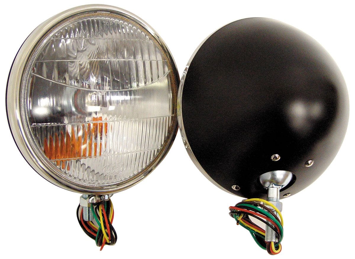 VINTIQUE Suit 1933-34 Ford Pick Up & Commercial Vintique Vintique Inc S/S Head Lamps With Turn Signal VI46-13000-QSTS SR