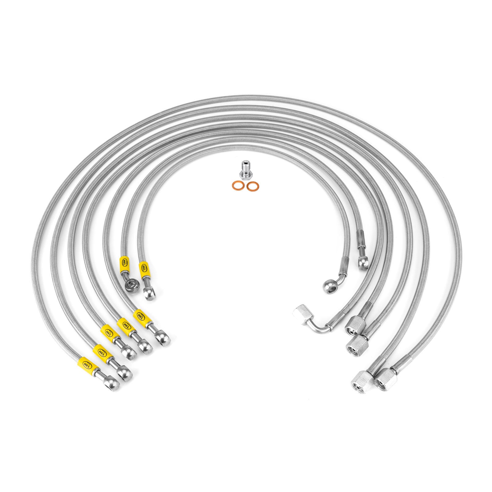 Volkswagen Scirocco MK2 16V (M12 Injectors) Fuel Injector Lines HEL Stainless Steel Braided