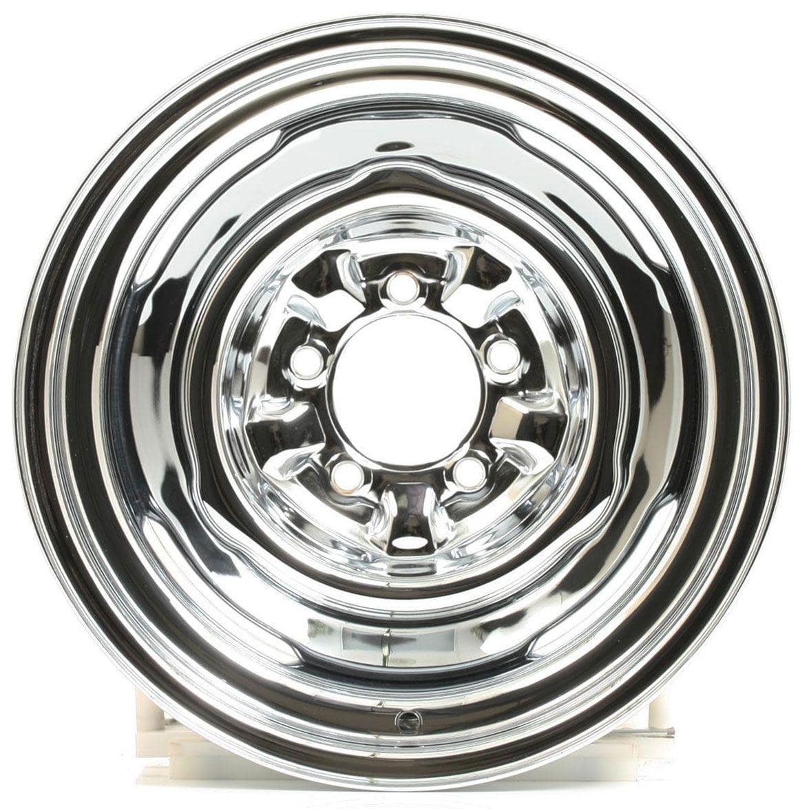 WHEELVINT 4-1/2" Bolt Circle With 4-1/4" Back Space Wheel Vintiques Chrome O.E Ford Rim - Chev Style 15 x 8" WV64-5812044 SR
