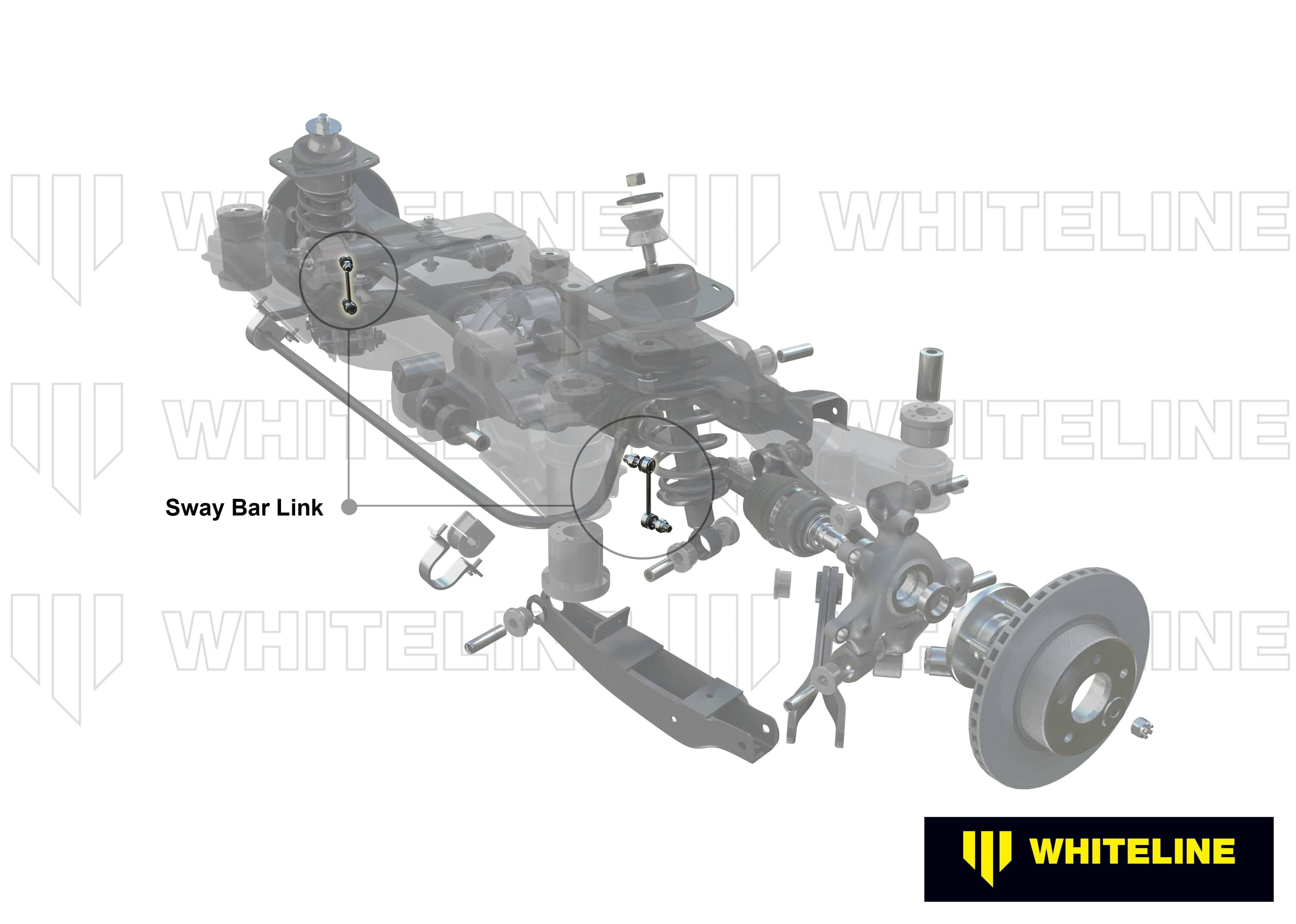 Whiteline 10 x 16 x 25 cm / Adjustable extra heavy duty Rear Sway Bar Link to Suit BMW 2 Series, M2, M3 and M4 SR