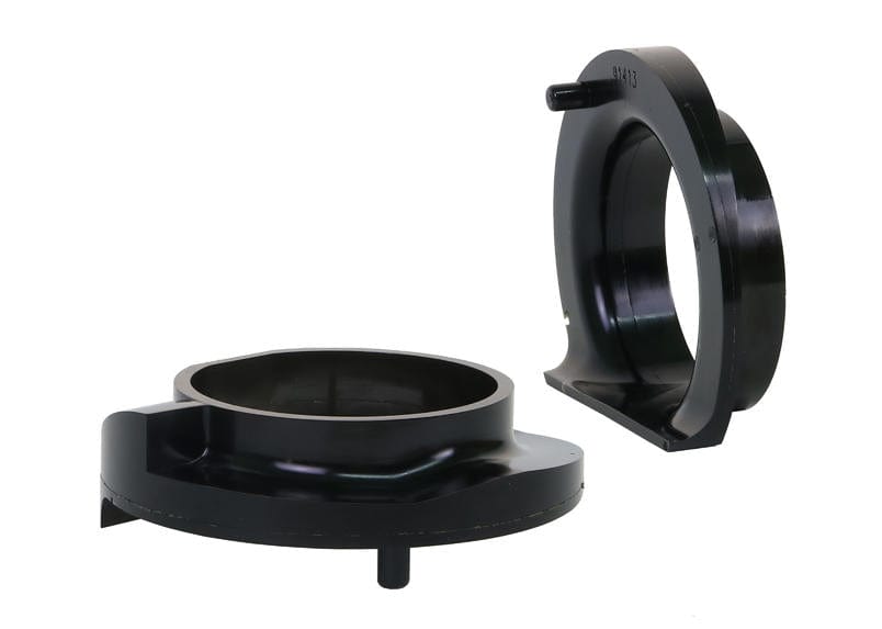 Whiteline 10 x 16 x 26 cm / OD=142, ID=90, H=12mm Front Coil Spring Pad - Lower Bushing Kit to Suit Jeep Gladiator JT and Wrangler JL SR