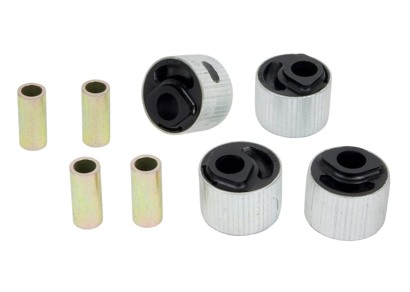 Whiteline 10 x 16 x 26 cm / Performance Alignment - 2.5deg caster correction - heavily voided provides greater articulation Front Leading Arm - To Differential Bushing Kit Offset to Suit Nissan Patrol GQ, GU and Toyota Land Cruiser 80, 105 Series SR