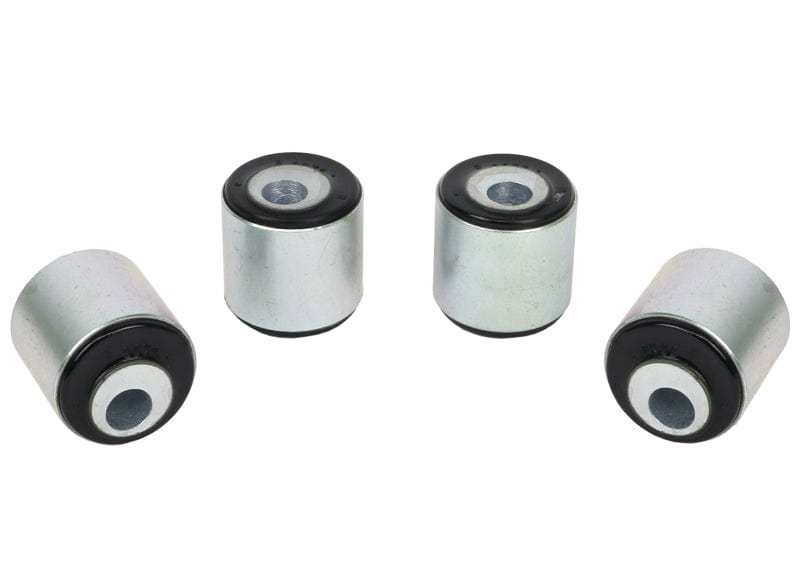 Whiteline 10 x 16 x 26 cm / Performance Alignment - 51mm OD - excludes auto transmission models - 2.0deg caster correction Front Leading Arm - To Differential Bushing Kit Offset to Suit Land Rover Defender, Discovery and Range Rover Classic SR