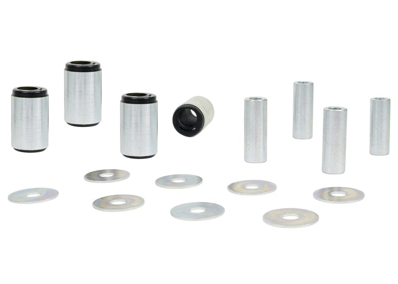 Whiteline 10 x 16 x 26 cm / Performance Alignment - adds +/- 0.5deg camber Front Control Arm Lower - Bushing Kit Double Offset to Suit Nissan Navara D40, D23 and Pathfinder R51 SR
