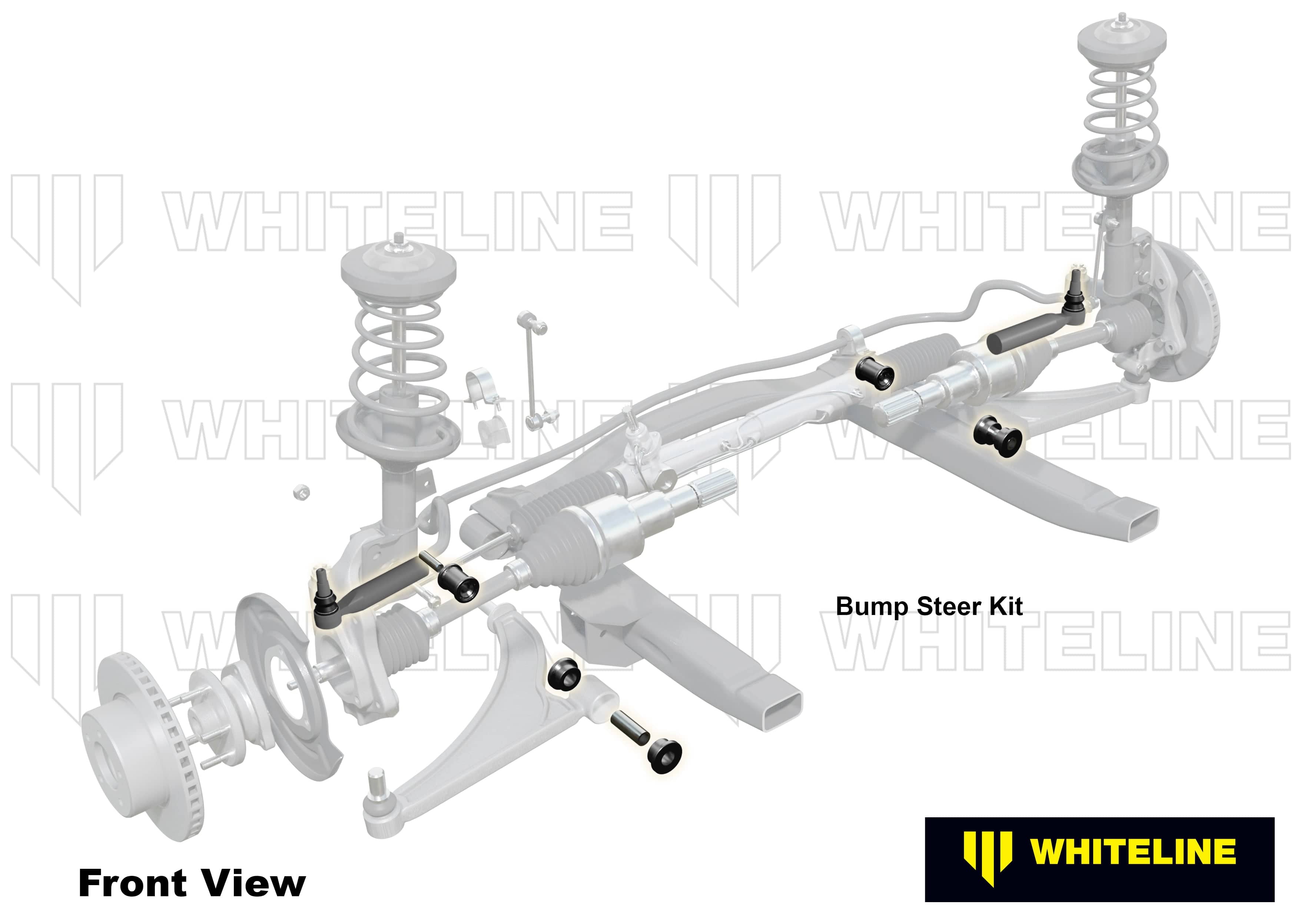 Whiteline 10 x 16 x 26 cm / Performance Alignment - adds +0.5deg caster + anti-lift - contains Control arm and Bump steer bushings Front Control Arm - Geometry Correction Kit to Suit Audi, Seat, Skoda and Volkswagen MQB Fwd/Awd SR