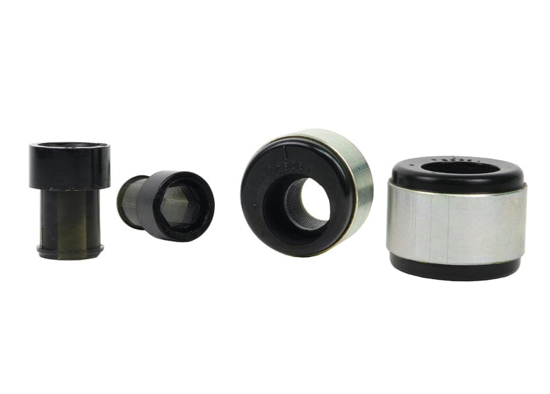 Whiteline 10 x 16 x 26 cm / Performance Alignment - adds +0.5deg caster Front Control Arm Lower - Inner Rear Bushing Double Offset Kit to Suit BMW 3 Series E46 and Z4 E86, E86 SR