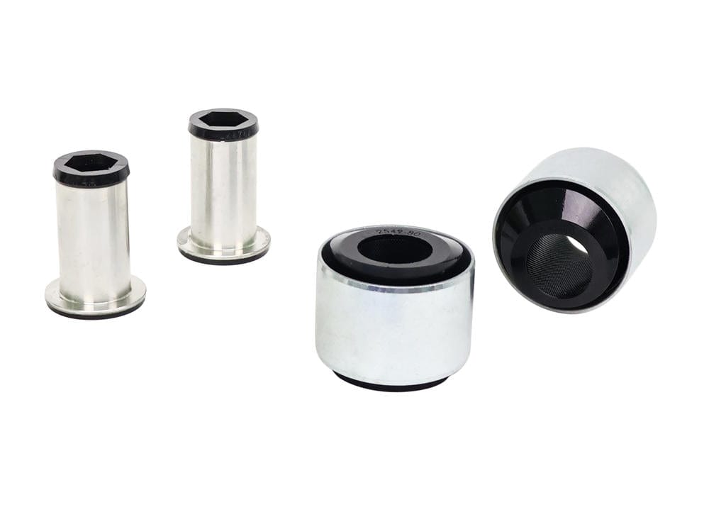 Whiteline 10 x 16 x 26 cm / Performance Alignment - adds +0.5deg caster Front Control Arm Lower - Inner Rear Bushing Doule Offset Kit to Suit Mini Cooper R50, R56 SR