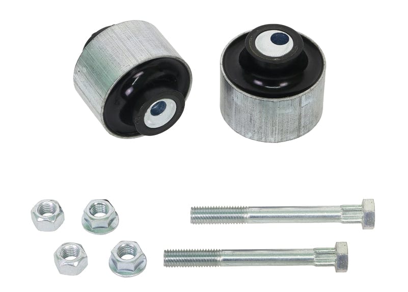 Whiteline 10 x 16 x 26 cm / Performance Alignment - adds +/- 1.5deg caster Front Radius Arm Lower - Bushing Kit Double Offset to Suit BMW M2, M3 & M4 F8# SR