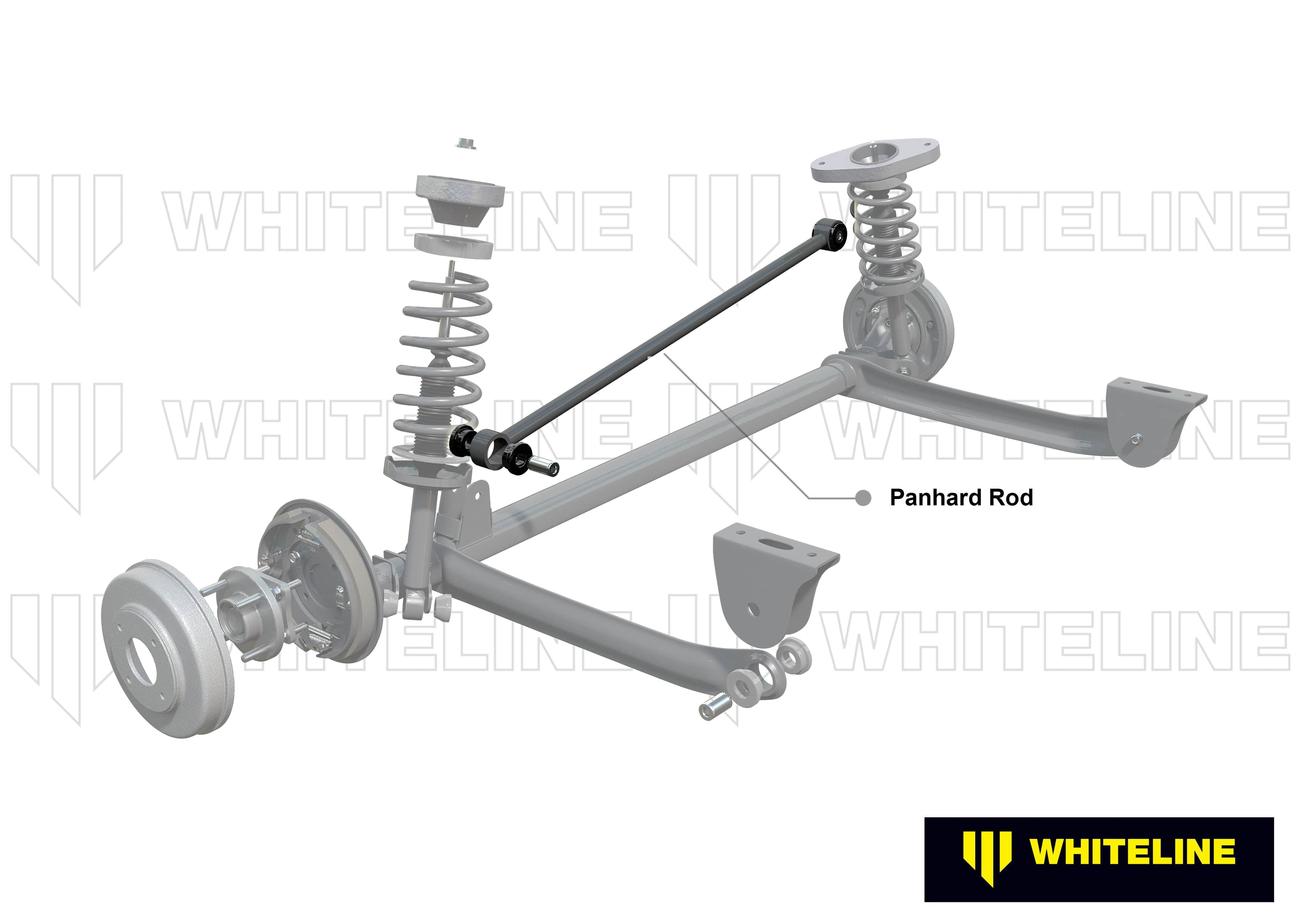Whiteline 100 x 20 x 10 cm / Heavy duty off-car adjustable Rear Panhard Rod to Suit Toyota Starlet EP SR