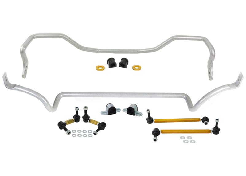 Whiteline 117 x 31 x 24 cm Front and Rear Sway Bar - Vehicle Kit to Suit Mitsubishi Lancer CJ, CY Ralliart Awd SR