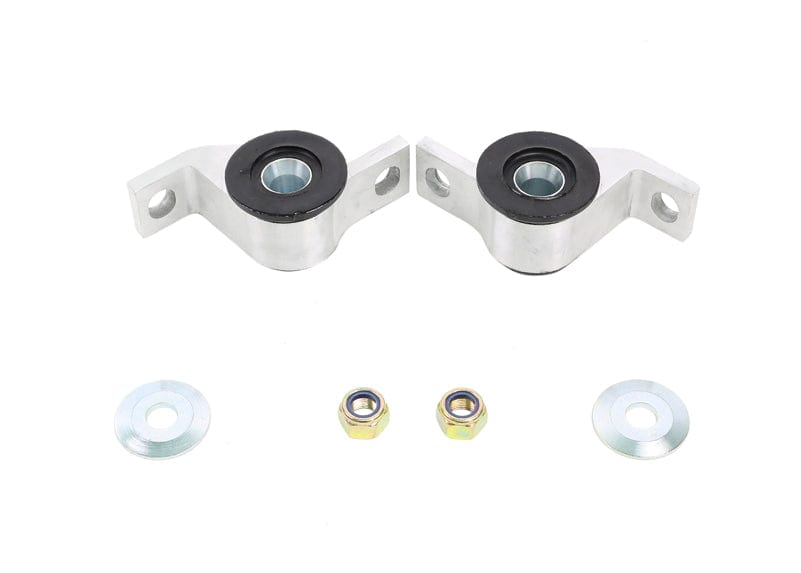 Whiteline 18 x 20 x 10 cm / Performance Alignment - MOTORSPORT option - adds +0.5deg caster + anti-lift - includes housing Front Control Arm Lower - Inner Rear Bushing Double Offset Kit to Suit Subaru Impreza and Liberty SR