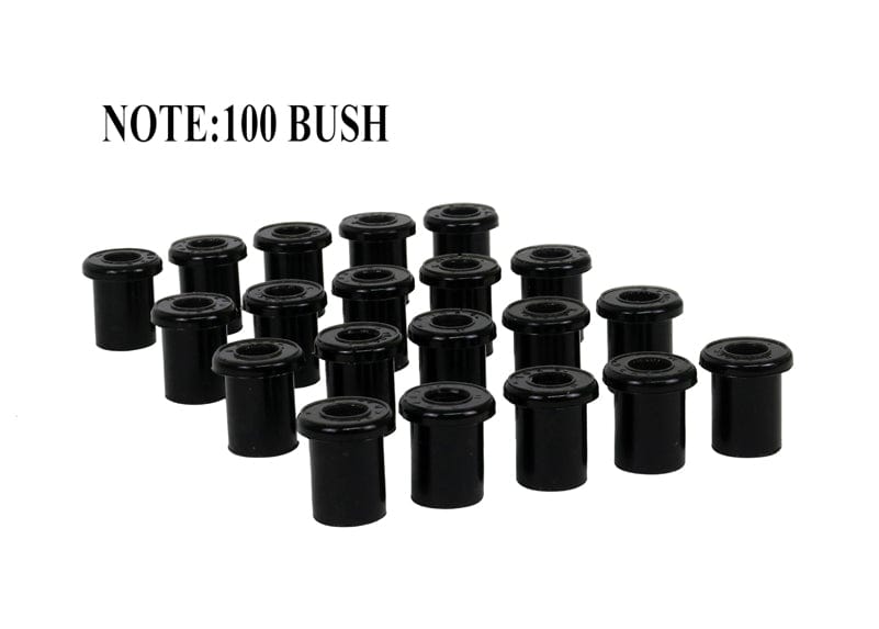 Whiteline 25 x 22 x 18 cm / OD=27.7, ID=16.3, L=40mm - bulk pack containing 100 loose bushings Rear Leaf Spring - Bushing Kit - Bulk to Suit Mitsubishi Challenger, L300, Pajero and Triton SR