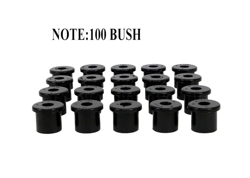 Whiteline 25 x 22 x 18 cm / OD=40.3, ID=18.2, L=41.5mm - bulk pack containing 100 loose bushings Rear Leaf Spring - Bushing Kit to Suit Land Cruiser 70 Series SR